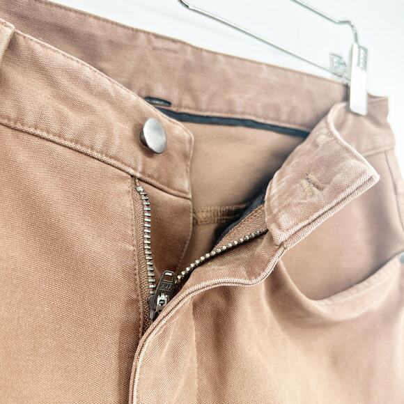 Lululemon Mens Casual Preppy ABC Slim-Fit Pants 34" Utilitech Size 30 Dark Mocha - Picture 5 of 9